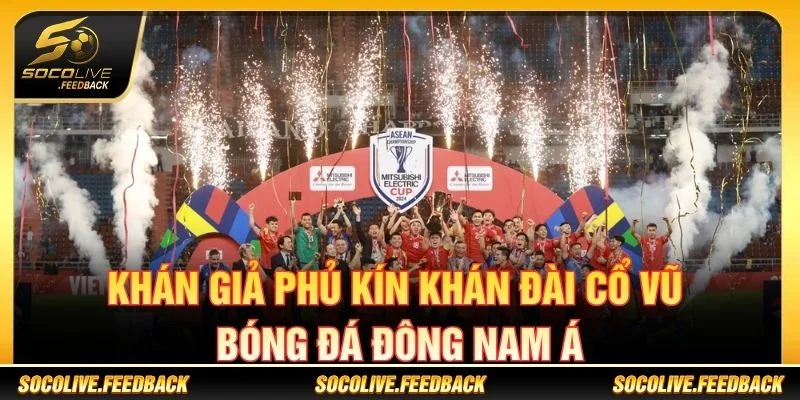 Khán giả cổ vũ bóng đá Đông Nam Á tại AFF Cup